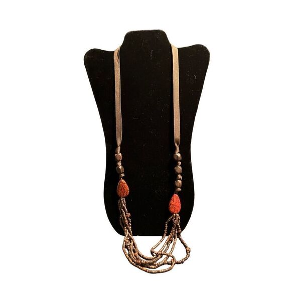 Coldwater Creek Beaded Necklace - Picture 1 of 6